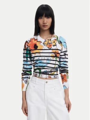 Desigual Sweter 25SWJF21 Kolorowy Regular Fit