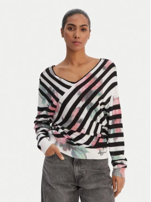 Zdjęcie produktu Desigual Sweter 26SWJF01 Kolorowy Regular Fit