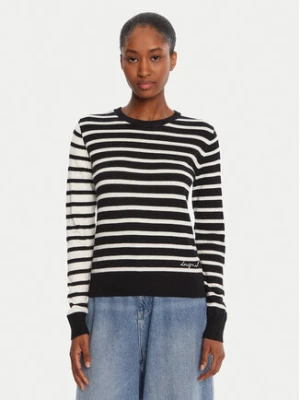 Desigual Sweter Bergen 25WWJF08 Czarny Regular Fit