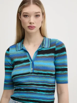 Desigual sweter CIMARRÓN damski kolor niebieski lekki 25SWTK96