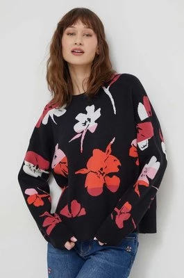 Desigual sweter LUCA damski kolor czarny 24SWJF19