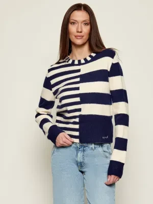 Desigual Sweter JERS_MALMOE | z dodatkiem wełny