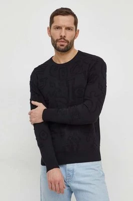 Desigual sweter męski kolor czarny