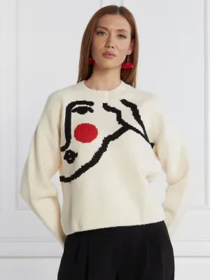 Desigual Sweter | Regular Fit | z dodatkiem wełny