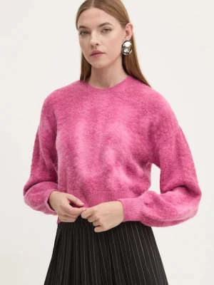 Desigual sweter VICTORIA różowy