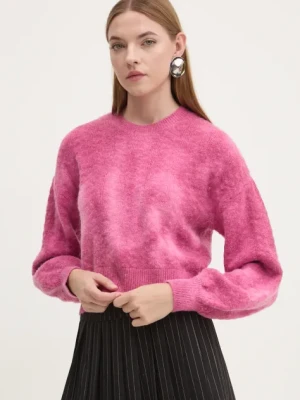 Desigual sweter VICTORIA damski kolor różowy 24WWJF17