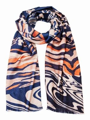 Desigual szalik 23WAIA36 ACCESSORIES FABRIC LONG SCARF damski wzorzysty