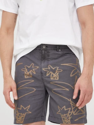 Desigual szorty bawełniane 22SMPW15 szary