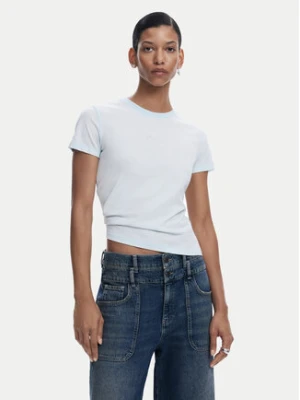 Desigual T-Shirt 25SWTK15 Błękitny Regular Fit
