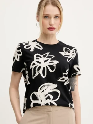 Desigual t-shirt bawełniany COLORADO damski kolor czarny 25SWTK26