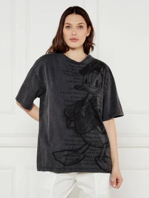 Desigual T-shirt DONALD | Desigual x Disney | Regular Fit grafitowy