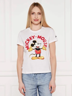 Desigual T-shirt MICKEY MOUSE | Desigual x Disney | Regular Fit biały