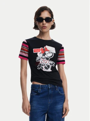 Zdjęcie produktu Desigual T-Shirt Minnie 25SWTK39 Czarny Slim Fit