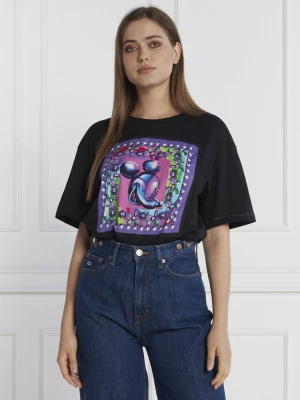 Desigual T-shirt | Regular Fit czarny