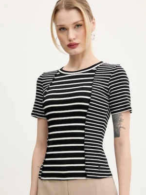Desigual t-shirt SANDRINE czarny