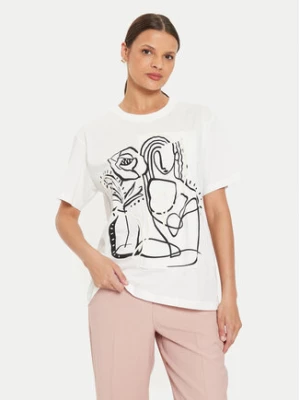 Desigual T-Shirt Tristan 24SWTKB0 Biały Relaxed Fit