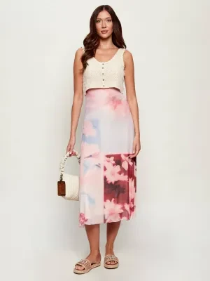 Desigual Tiulowa sukienka 2w1 FRIDA