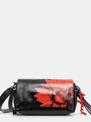 Desigual torebka FLOWERINA NARON MEDI kolor czarny 25WAXP90