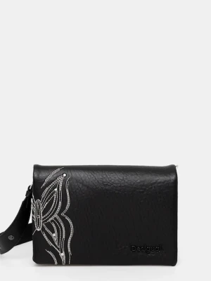 Desigual torebka GOODALL DORTMUND FLAP kolor czarny 25SAXP84