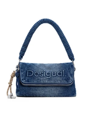 Desigual Torebka Half Logo 25SAXD23 Niebieski