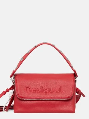 Desigual torebka HALF LOGO VENECIA kolor czerwony 24WAXPA0