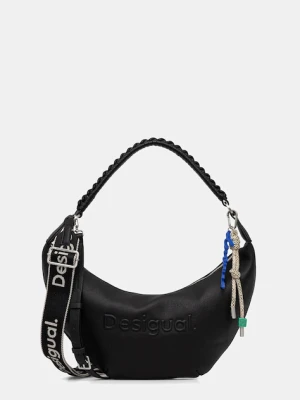 Desigual torebka HALF LOGO ZANTE BLACK kolor czarny 25WAXP52