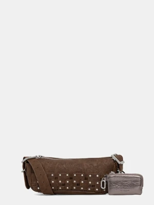 Desigual torebka NEW PATCH 1 CHOCO kolor brązowy 25WAXPBO