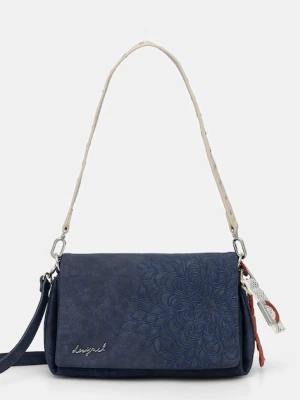 Desigual torebka SIERRA NARON MED kolor niebieski 25WAXPBF