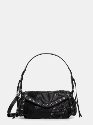 Desigual torebka TANGO BLACK PATCH ZAR kolor czarny 25WAXP36