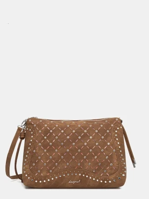 Desigual torebka YANKEE LEIRIA MINI CA kolor brązowy 25WAXPB5