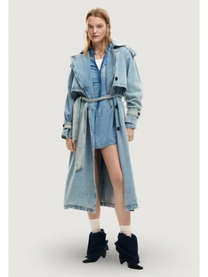 Desigual Trencz CHAQ_VIO Niebieski Casual Fit