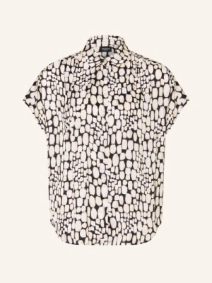 Desoto Bluzka Koszulowa Florine Z Satyny schwarz