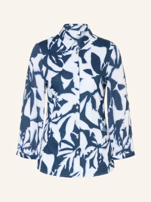 Desoto Bluzka Pia Z Mieszanki Materiałów Z Rękawami 3/4 blau