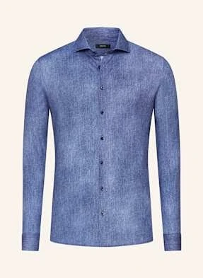Desoto Koszula Z Dżerseju Slim Fit blau