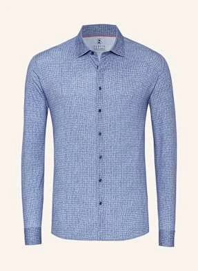 Desoto Koszula Z Dżerseju Slim Fit blau