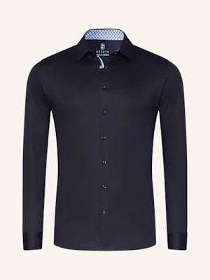 Desoto Koszula Z Dżerseju Slim Fit blau