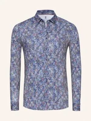 Desoto Koszula Z Dżerseju Slim Fit blau