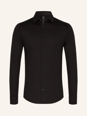 Desoto Koszula Z Dżerseju Slim Fit schwarz