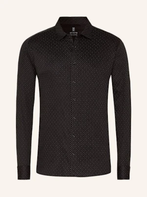 Desoto Koszula Z Dżerseju Slim Fit schwarz