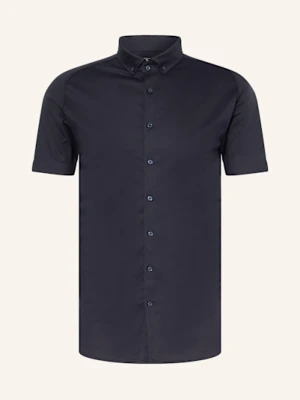 Desoto Koszula Z Krótkim Rękawem Slim Fit Z Dżerseju blau