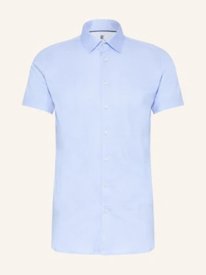 Desoto Koszula Z Krótkim Rękawem Slim Fit Z Dżerseju blau