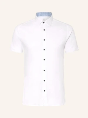 Desoto Koszula Z Krótkim Rękawem Slim Fit Z Dżerseju weiss