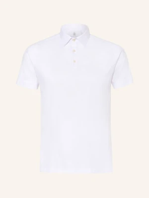 Desoto Koszulka Polo Z Pikowanym Wzorem weiss