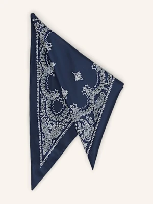 Destin Trójkątna Chusta Z Jedwabiu blau