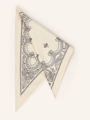 Destin Trójkątna Chusta Z Jedwabiu weiss