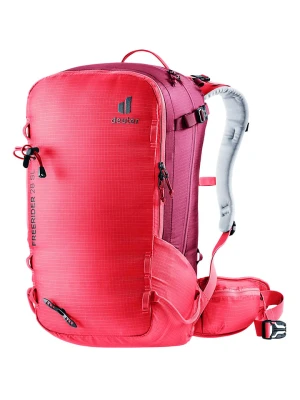 Deuter Plecak narciarski "28 SL" w kolorze czerwono-różowym - 34 x 52 x 18 cm rozmiar: onesize