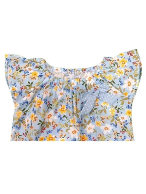 Deux ans de vacances Sukienka w kolorze błękitnym ze wzorem rozmiar: 134/140