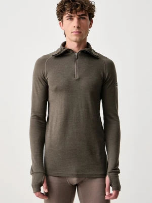 Devold bluza funkcyjna męska wełniana Expedition Merino brązowy