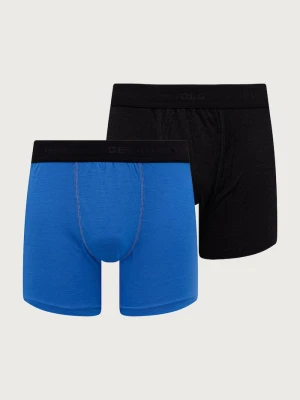 Devold bokserki męskie z wełny merino Breeze 2-pack niebieski