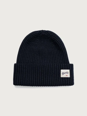Devold czapka beanie z wełny merino Archive Wool granatowy